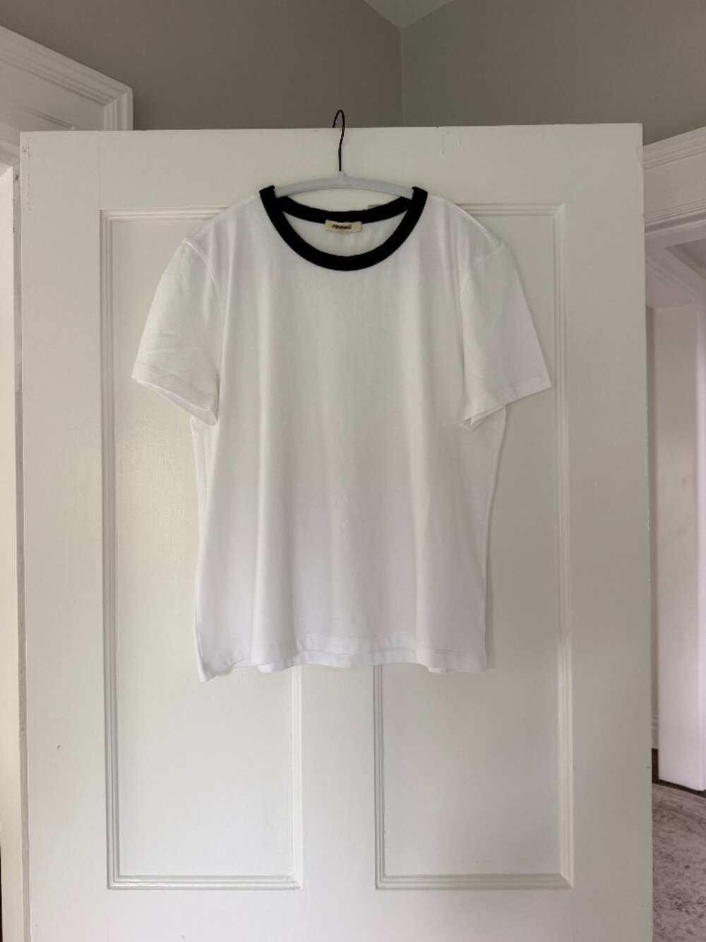 Madewell The Perfect Crewneck Tee in Allday Jersey